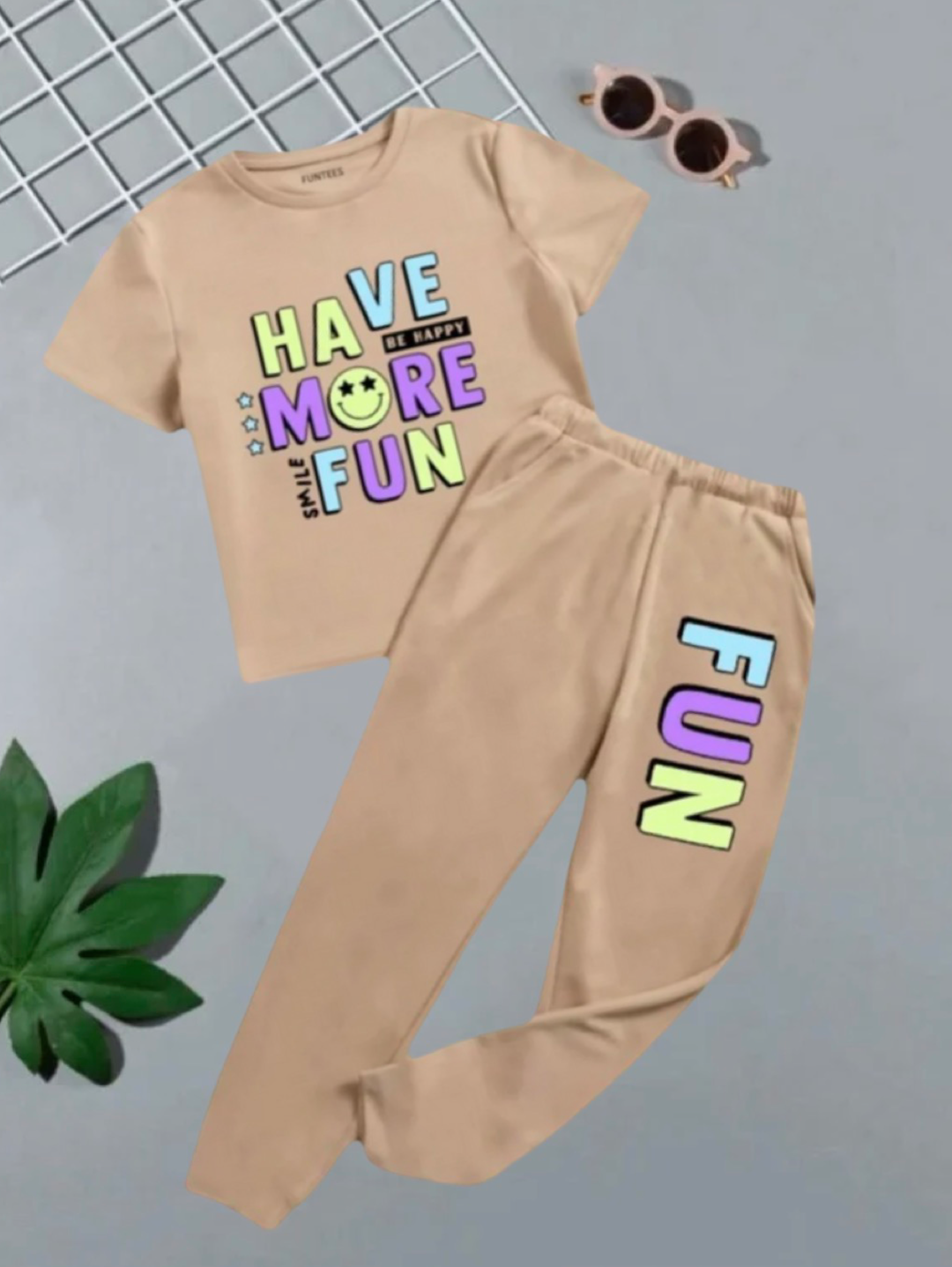 HAVE MORE FUN SUMMER TROUSER SET