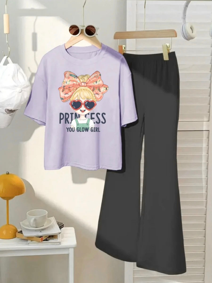 PRINCESS WIDE LEG SUMMER SET