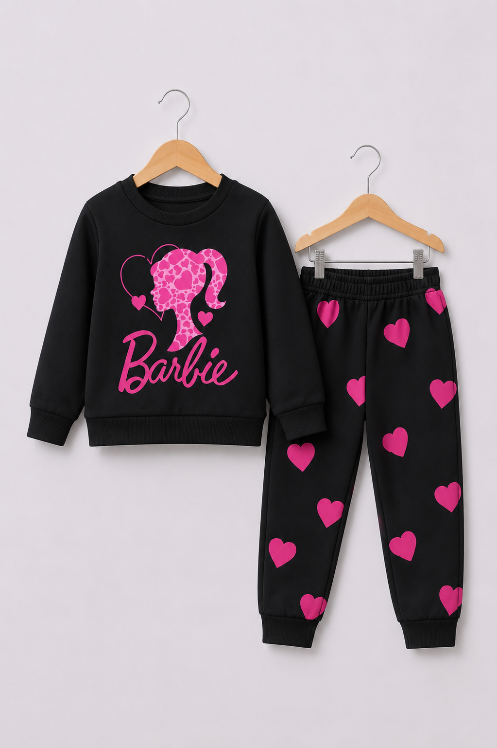 BARBIE ALL OVER FLEECE PAIR