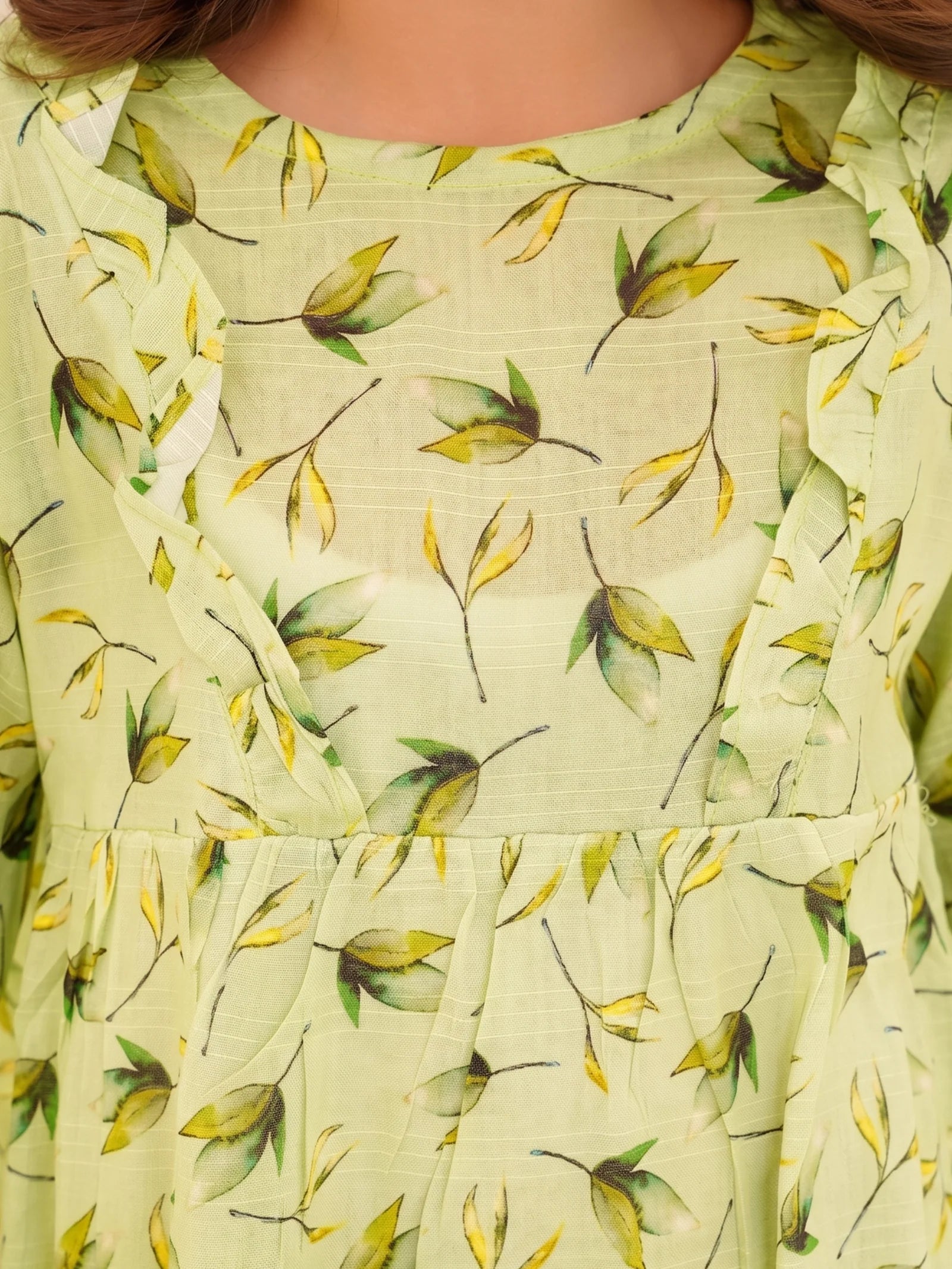 PISTA FLORAL COTTON LAWN SET
