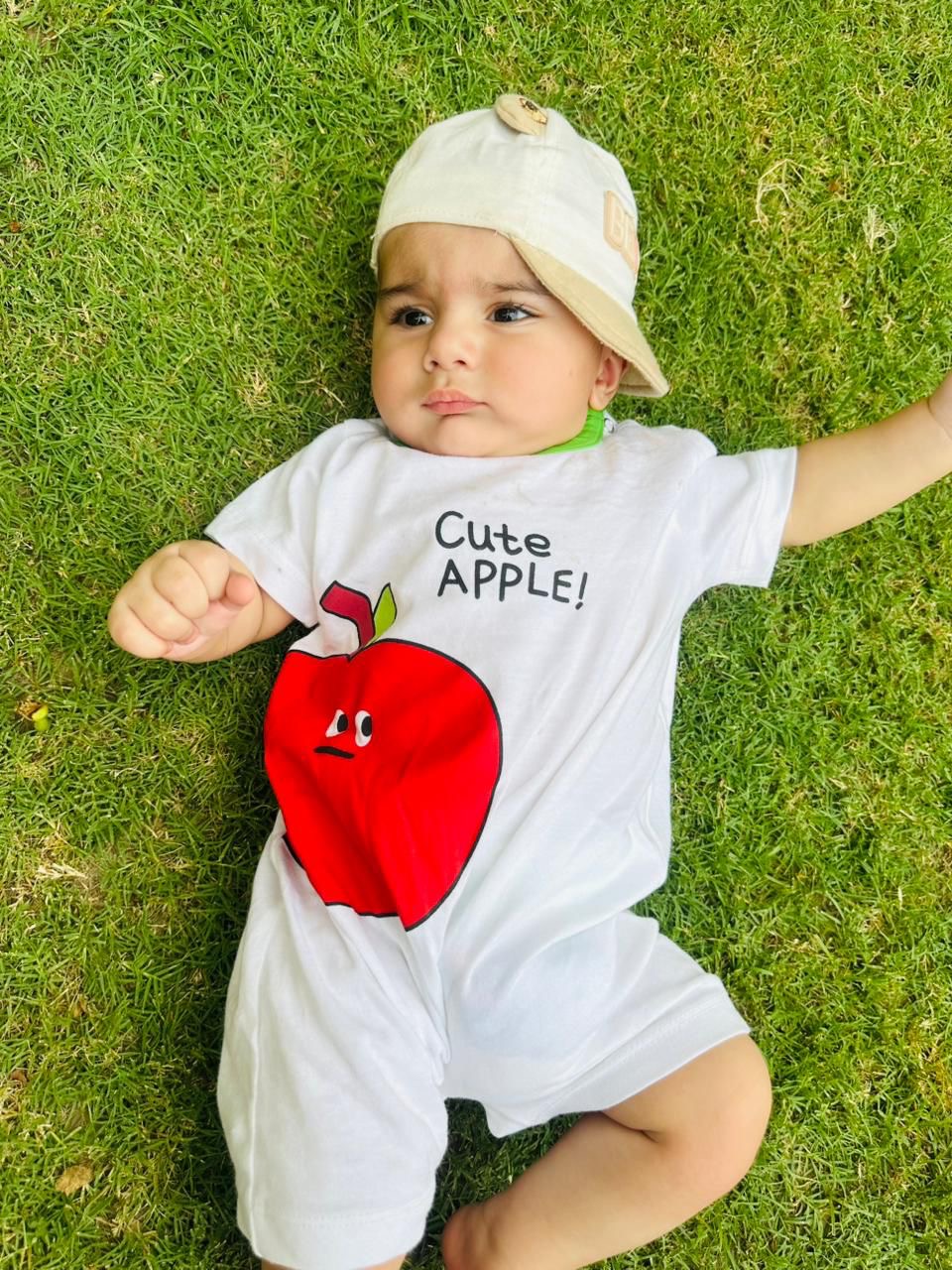 CUTE APPLE ROMPER