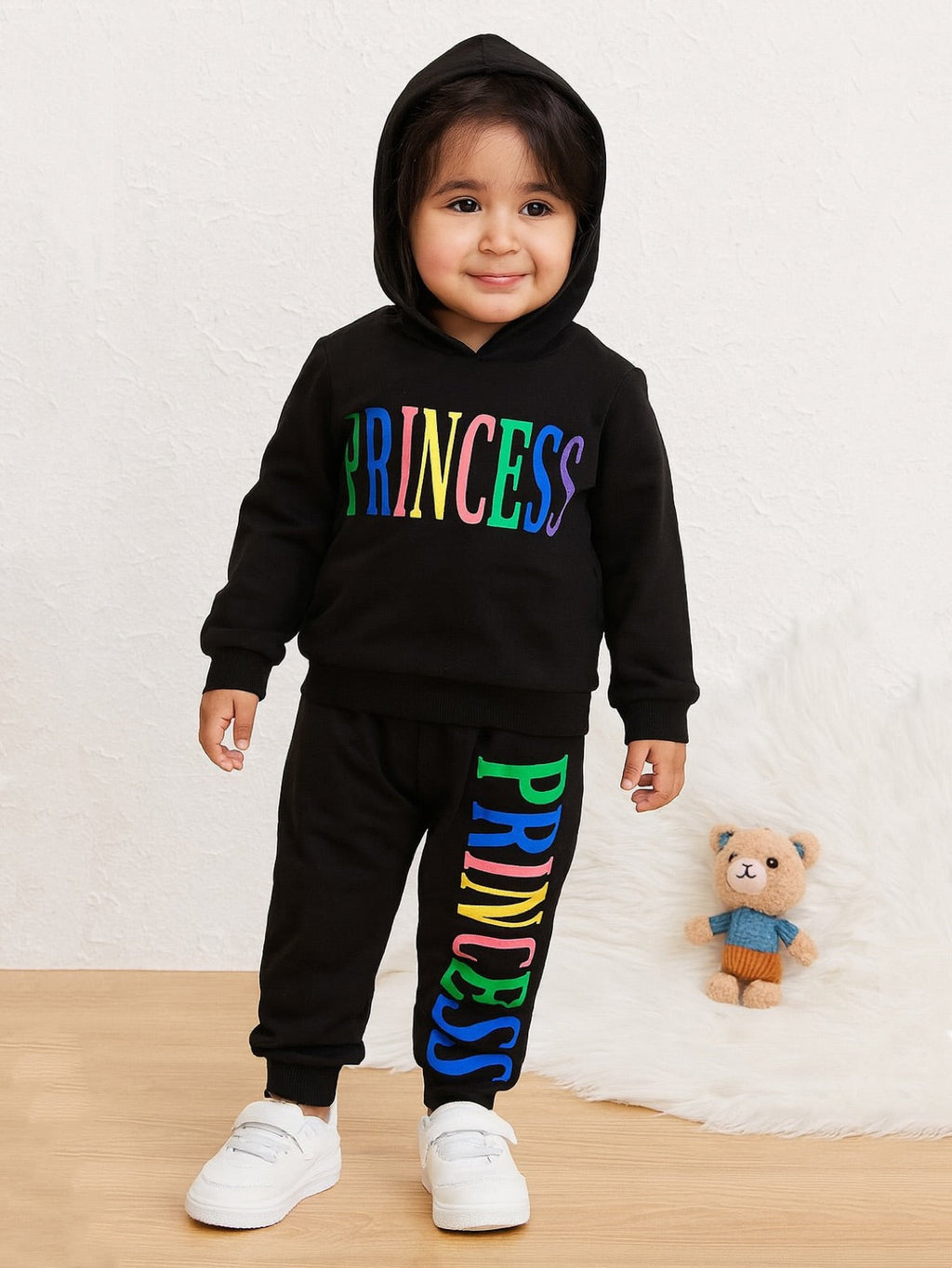 BLACK PRINCESS FLEECE PAIR