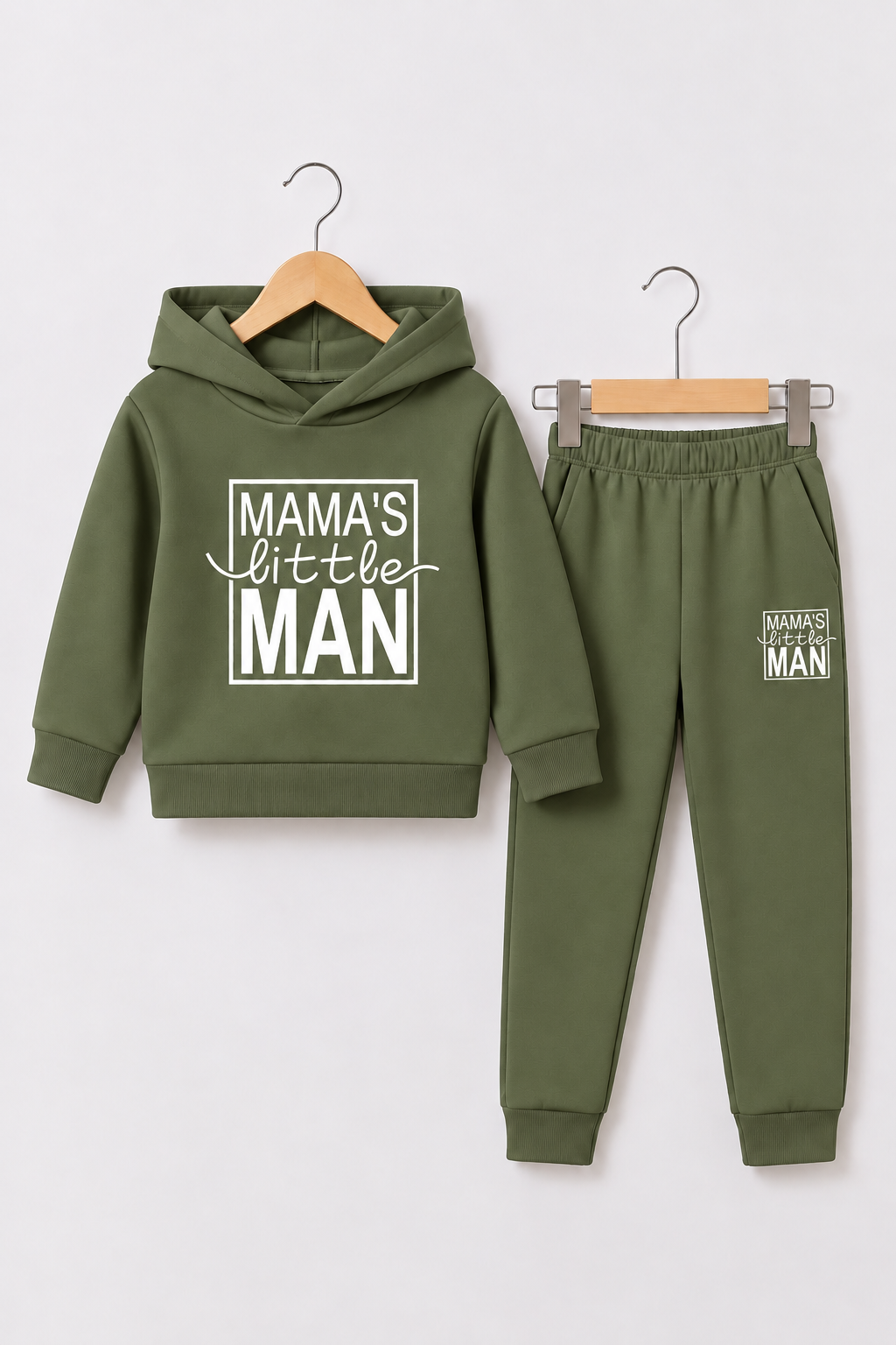 OLIVE MAMA’’S LITTLE MAN FLEECE PAIR