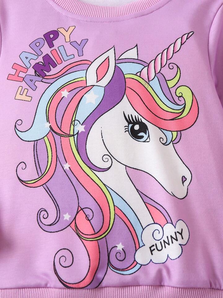HAPPY FAMILY UNICORN FLEECE PAIR
