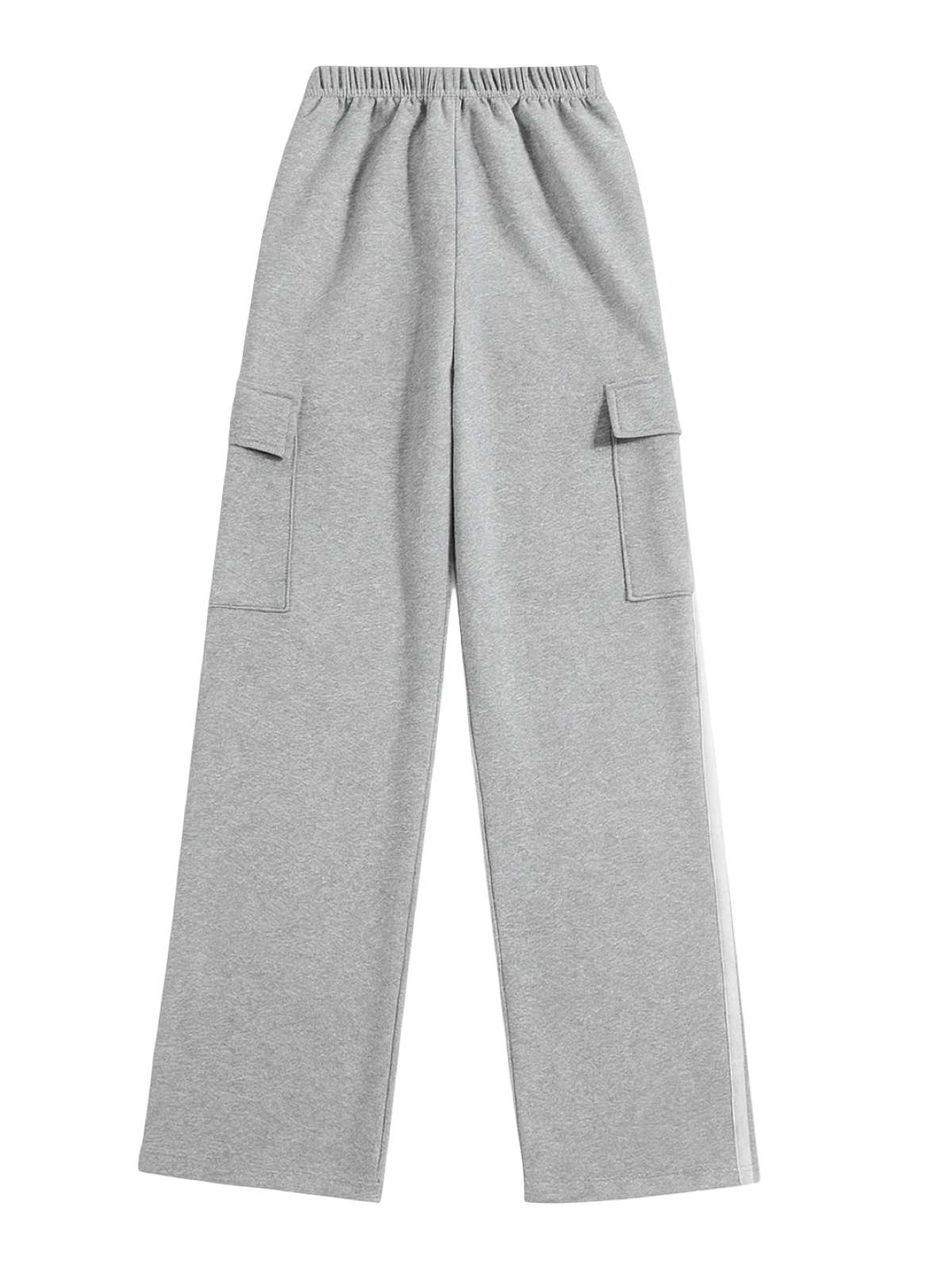 GREY CARGO FLEECE TROUSER