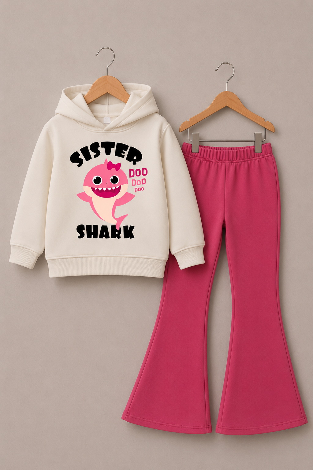 SISTER SHARK WIDE LEG FLEECE PAIR