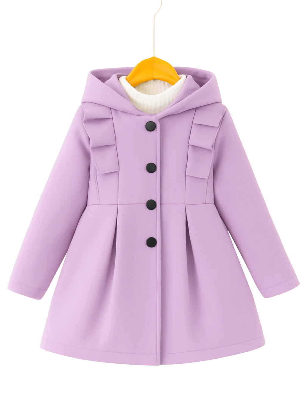 LILAC FLEECE COAT