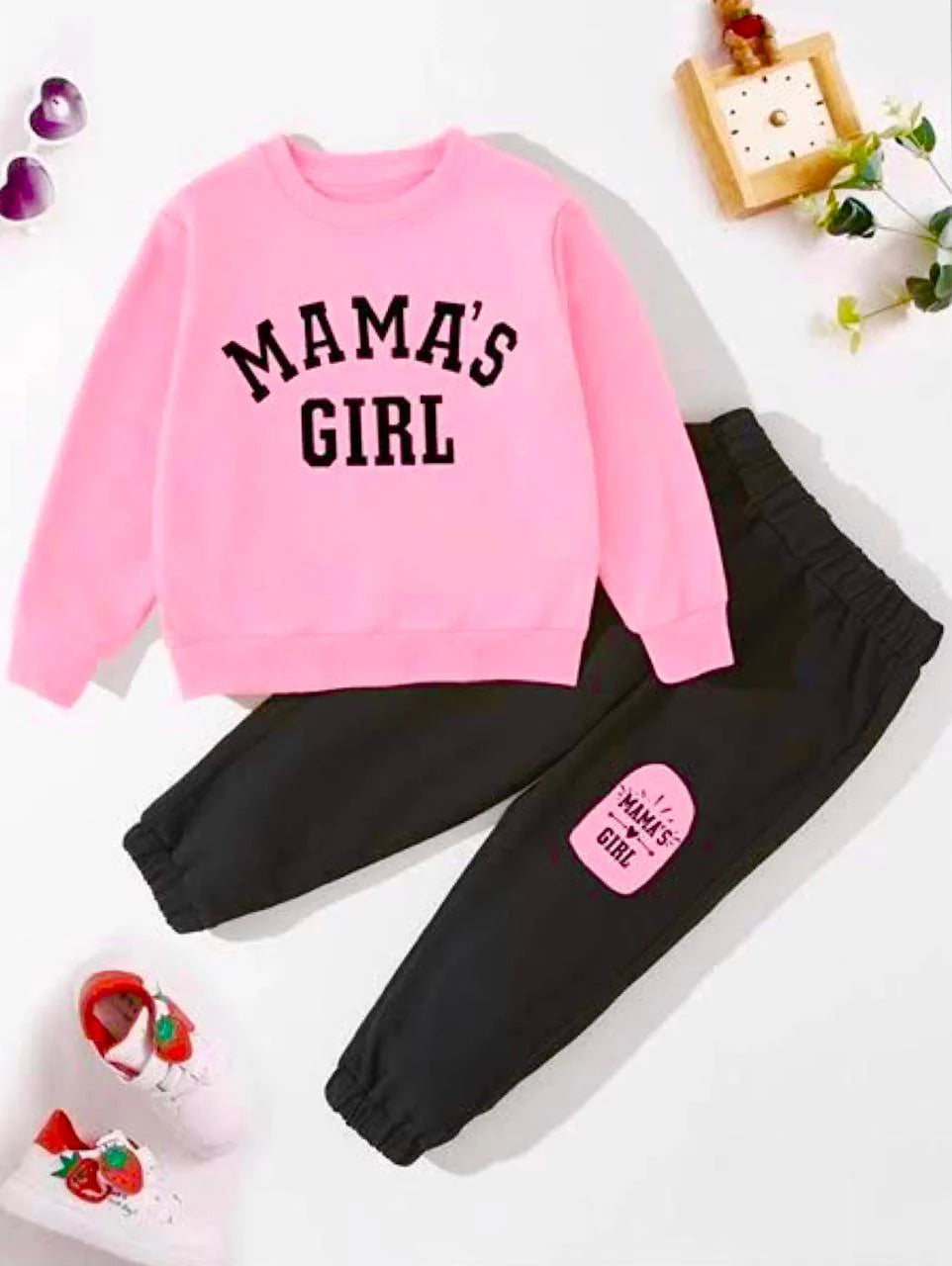 PINK MAMA’S GIRL FLEECE PAIR