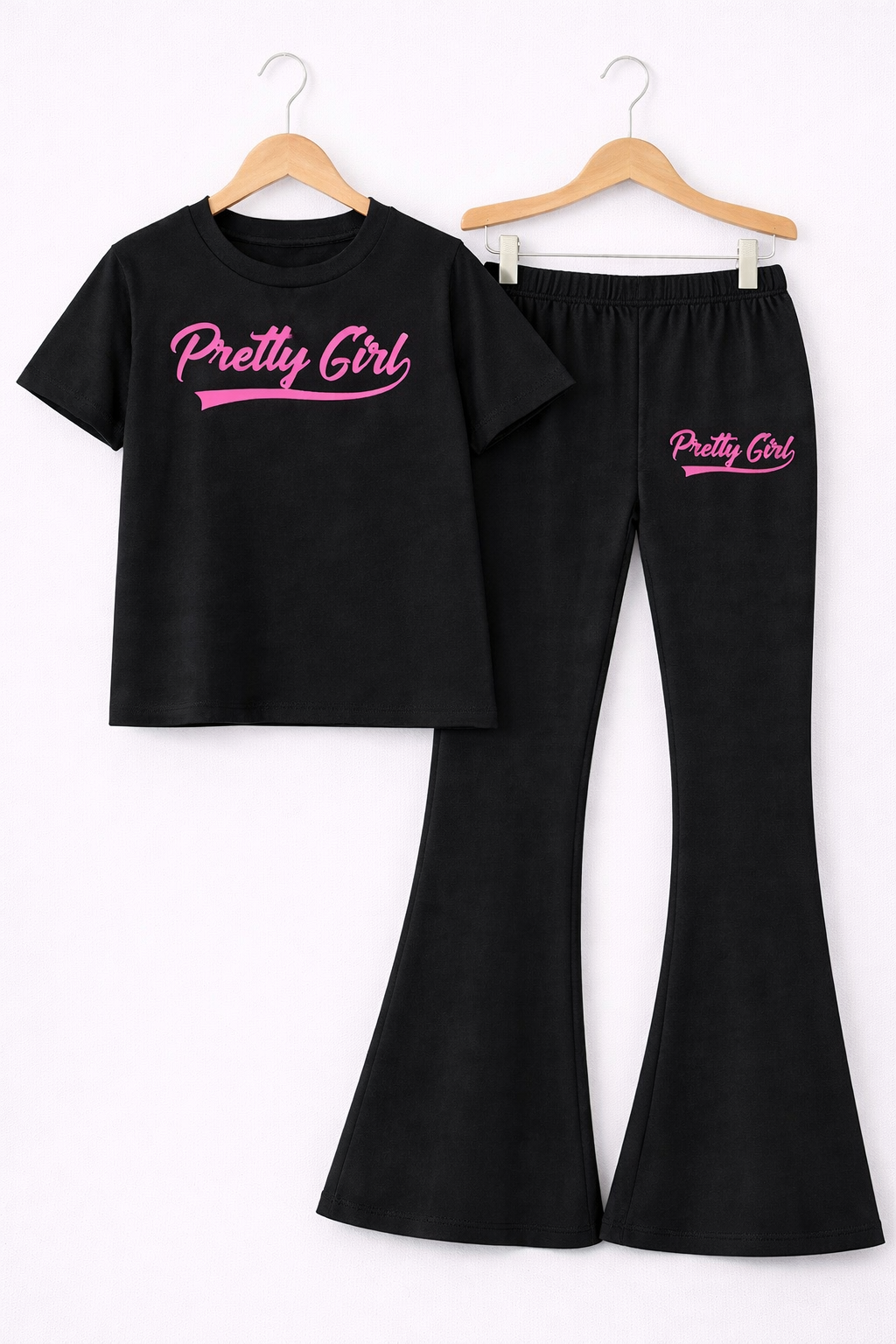 BLACK PRETTY GIRL SUMMER SET