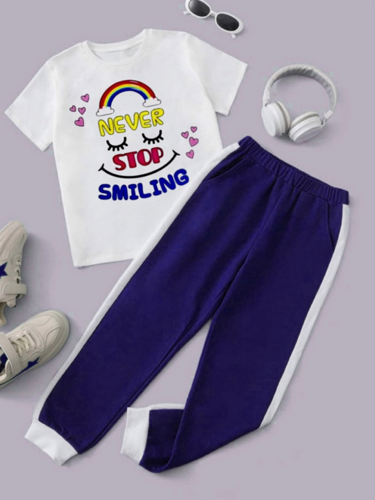 NEVER STOP SMILING TROUSER SET