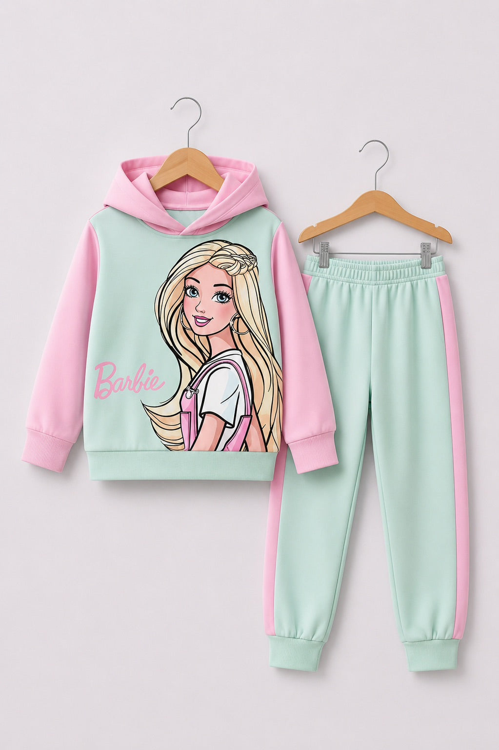 GREEN BARBIE FLEECE PAIR