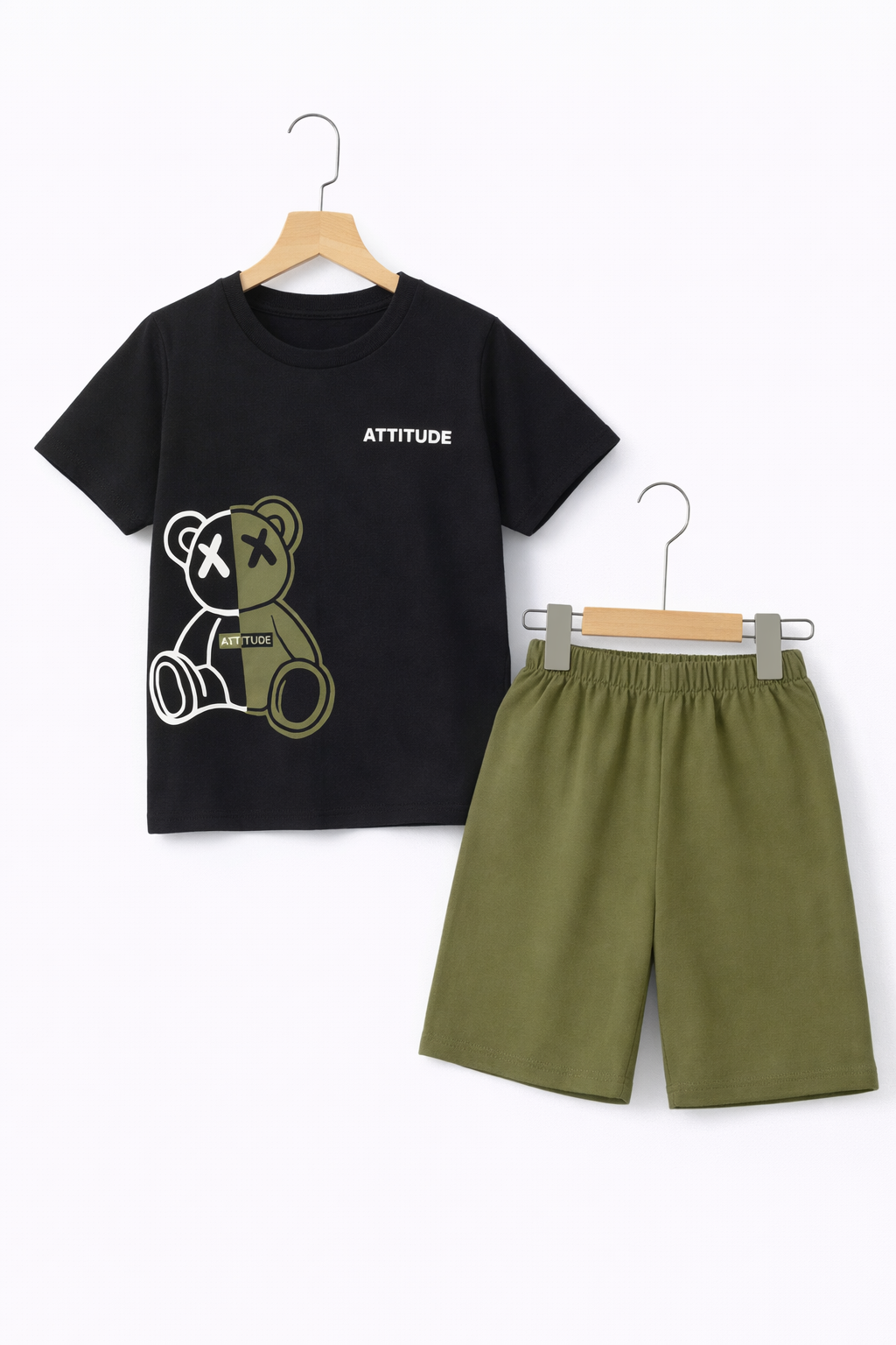 ATTITUDE TEDDY SHORT SET