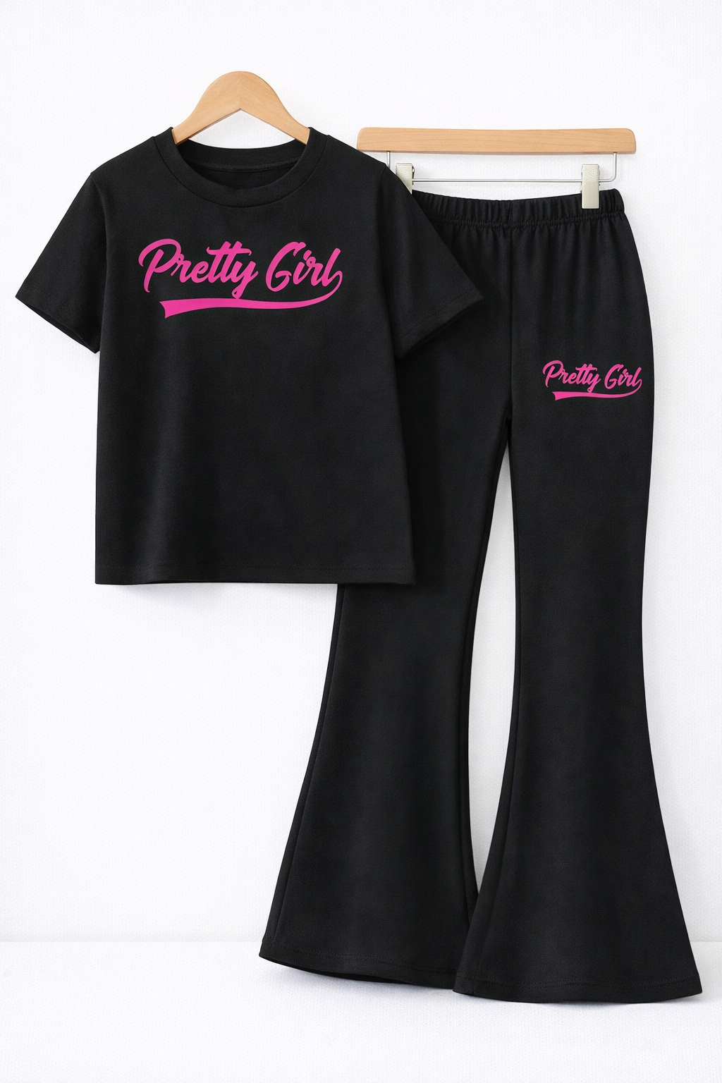 BLACK PRETTY GIRL SUMMER SET
