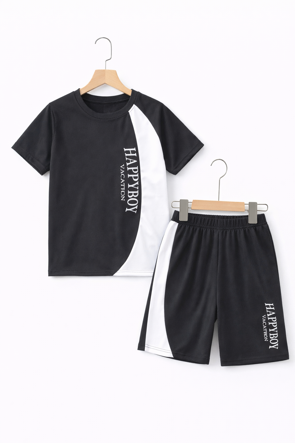 HAPPY BOY VACATION SHORT SET