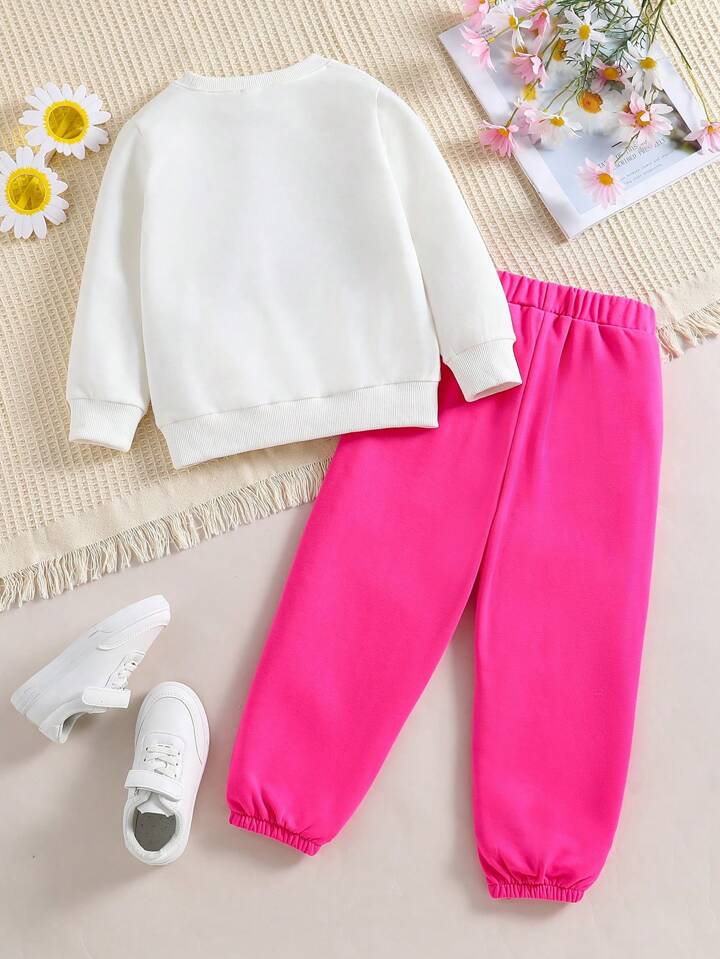 WHITE BARBIE FLEECE PAIR