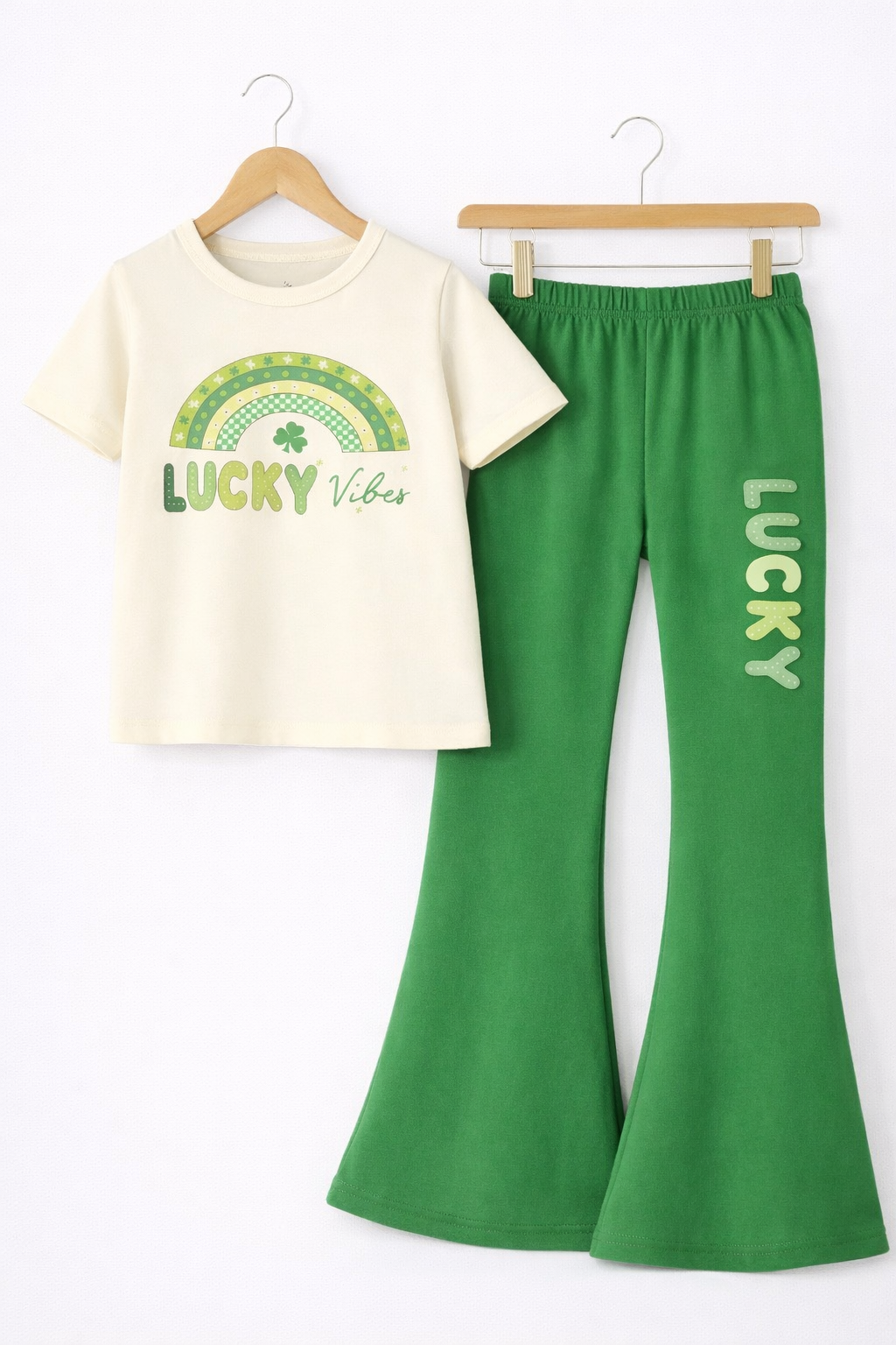 LUCKY VIBES WIDE LEG SUMMER SET
