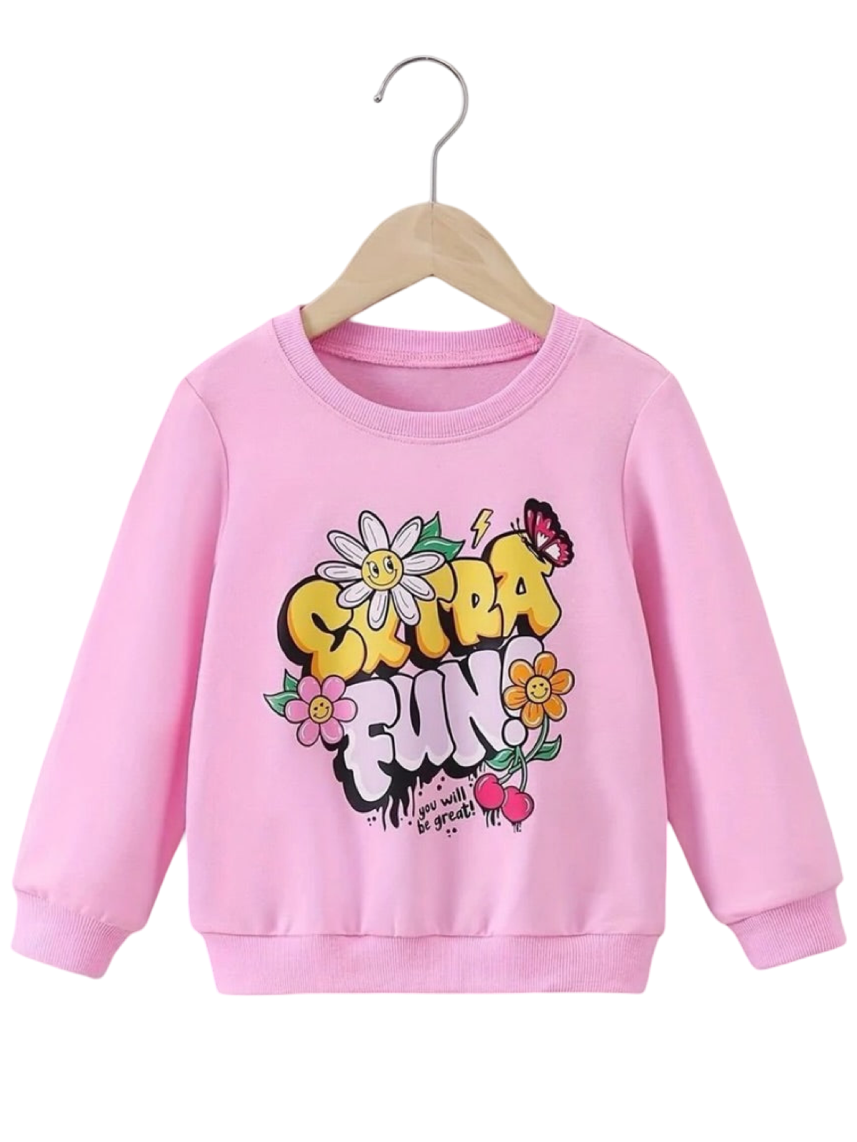 EXTRA FUN FLEECE SWEATSHIRT