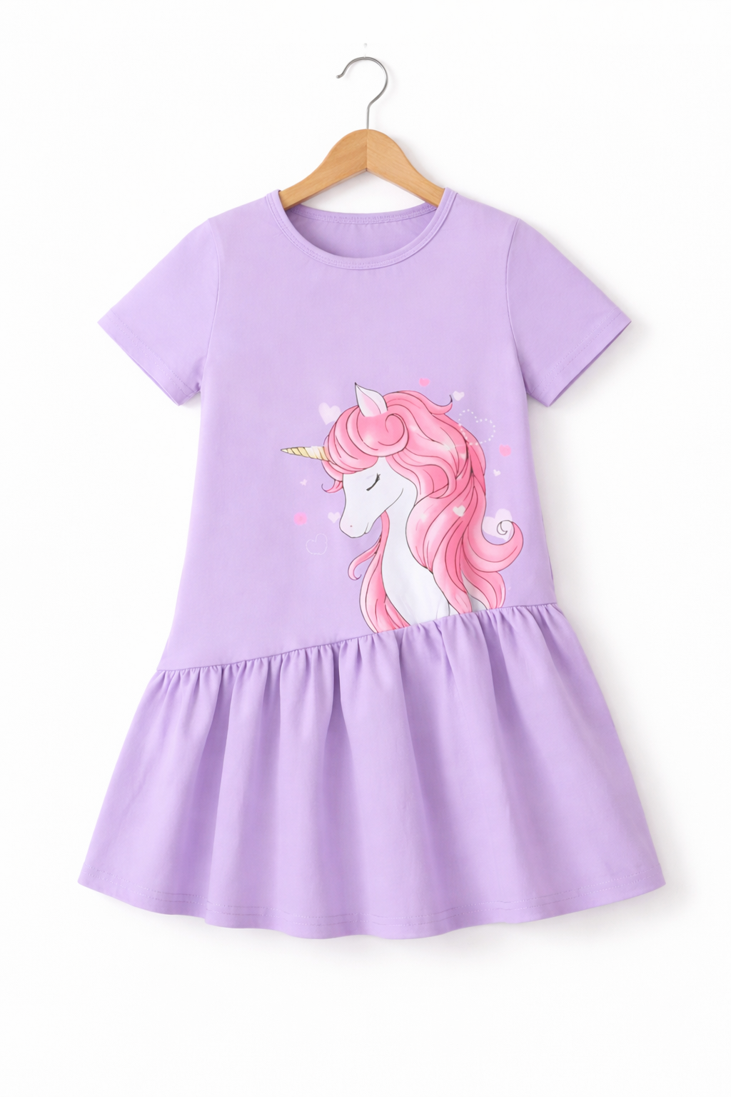 PURPLE UNICORN SUMMER FROCK