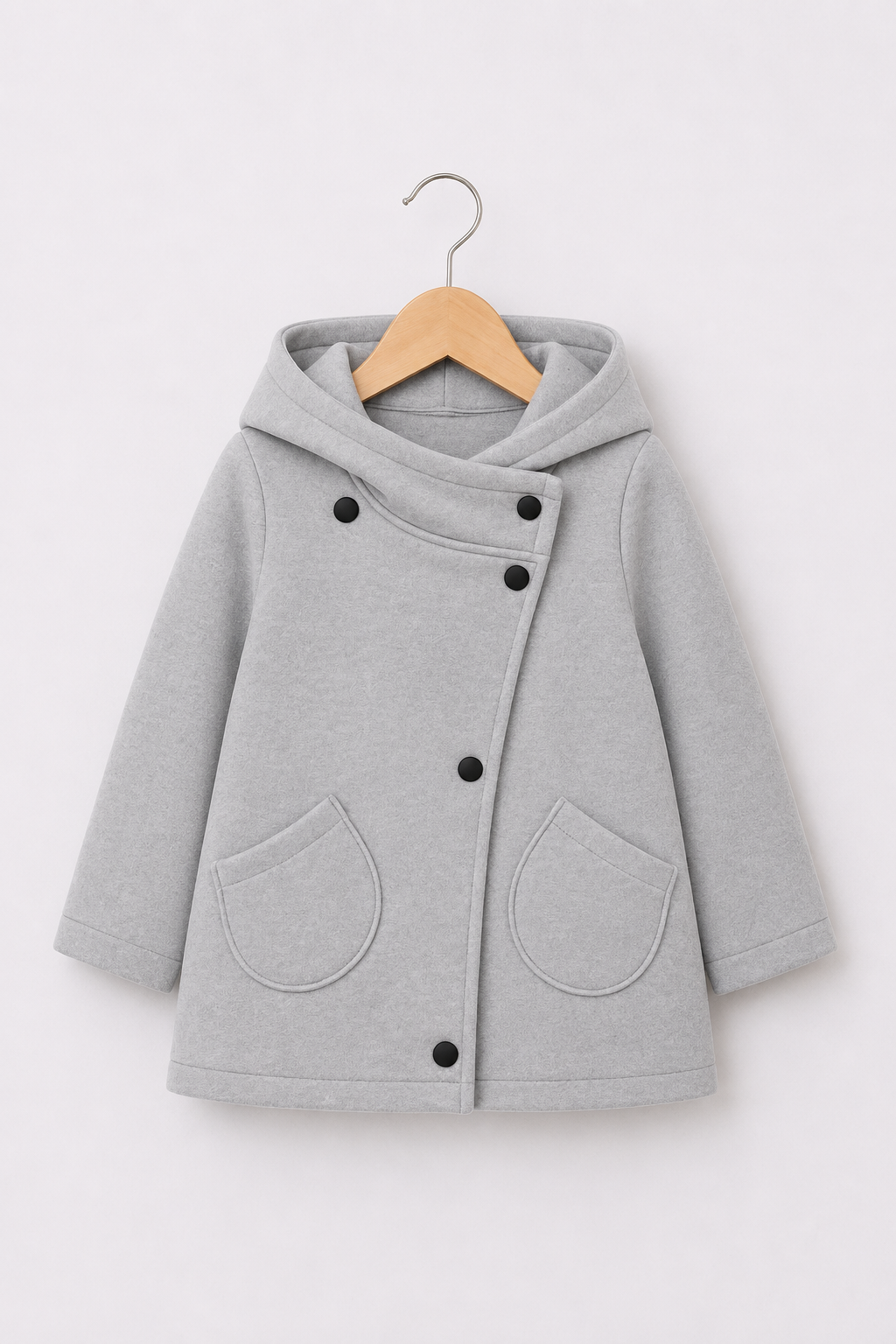 GREY SNUG FLEECE COAT