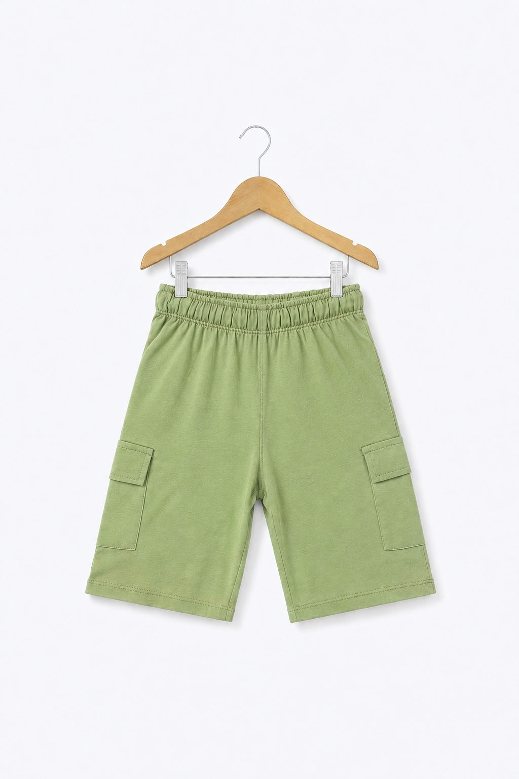 OLIVE CARGO SHORTS