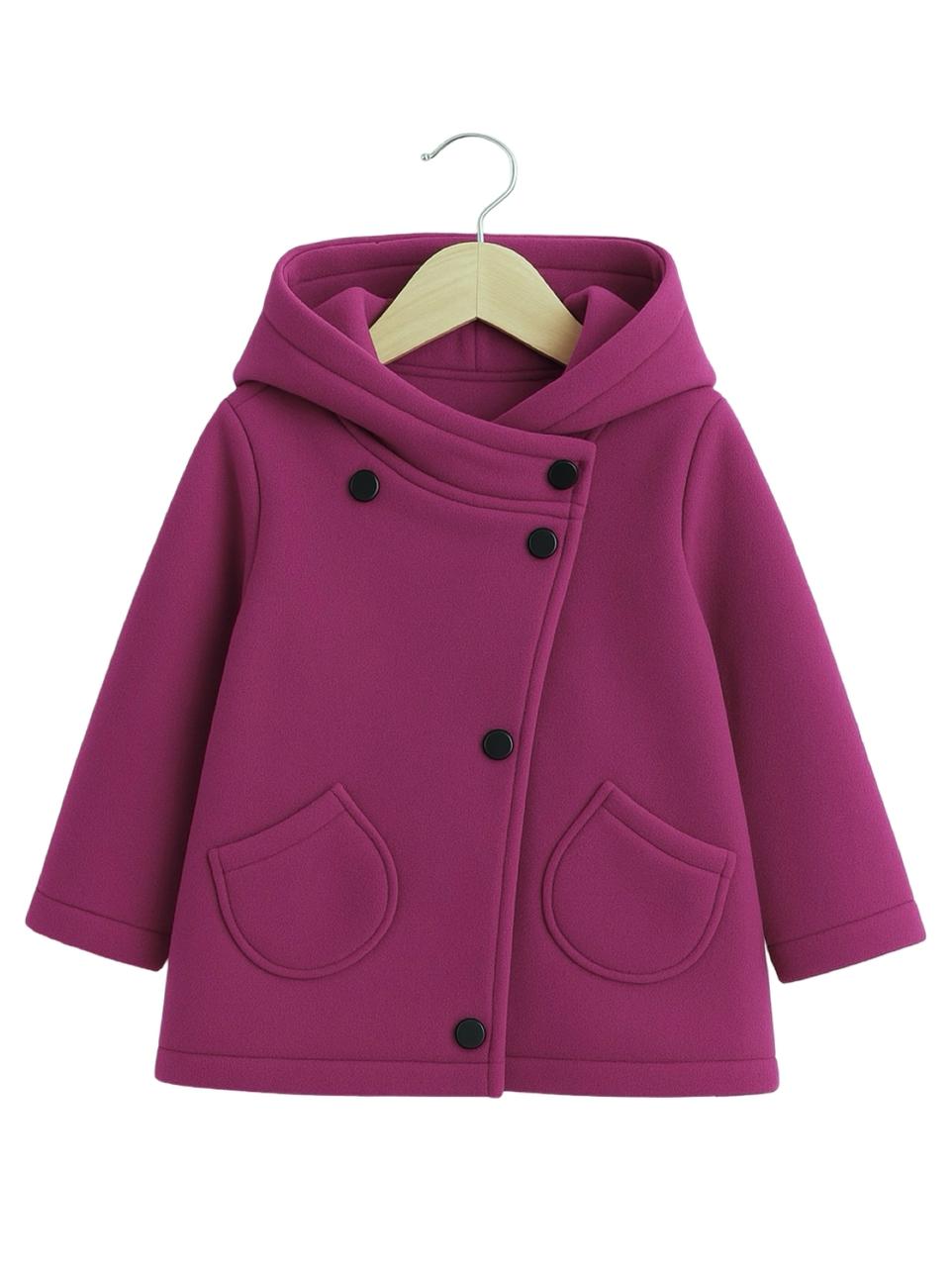 PURPLE SNUG FLEECE COAT