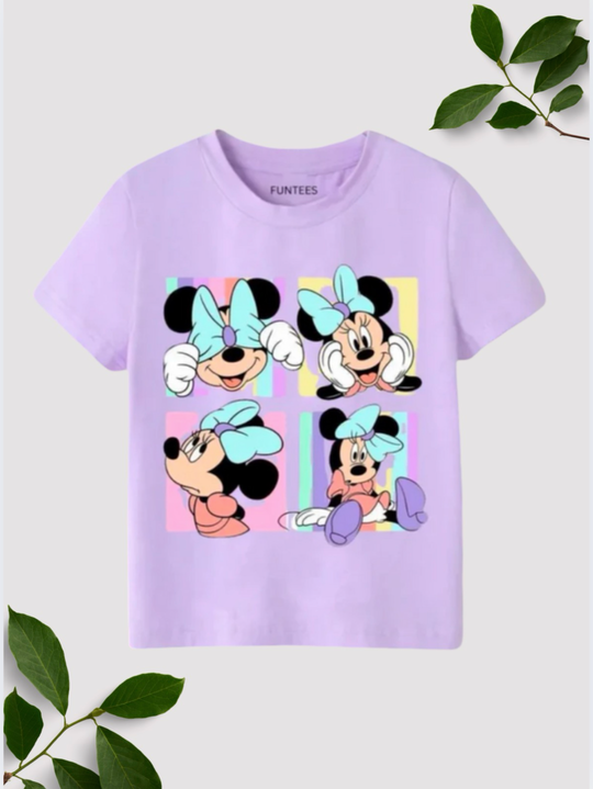 PURPLE MINNIE MOUSE TEE