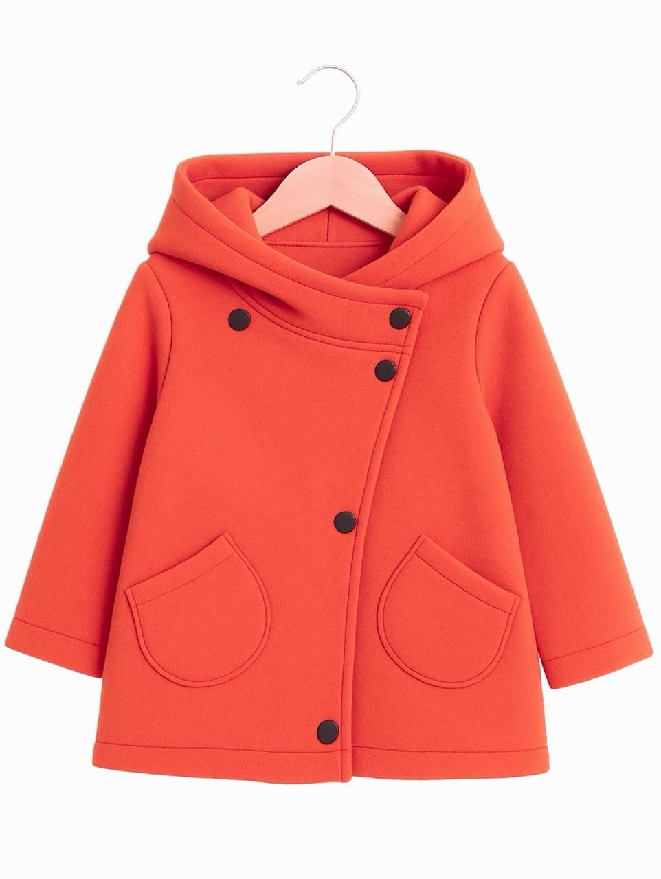 ORANGE SNUG FLEECE COAT