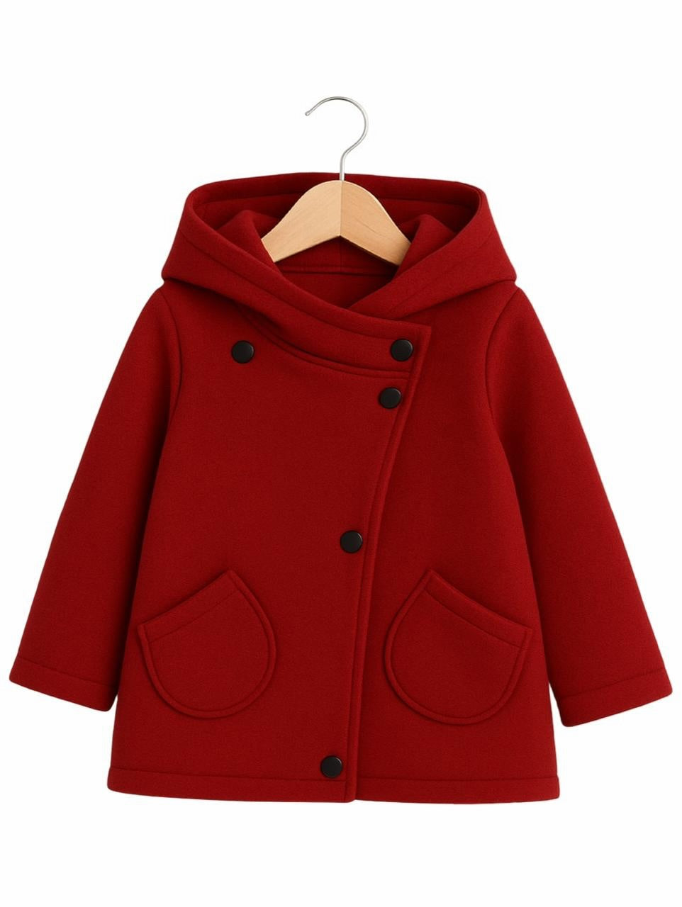 MAROON SNUG FLEECE COAT