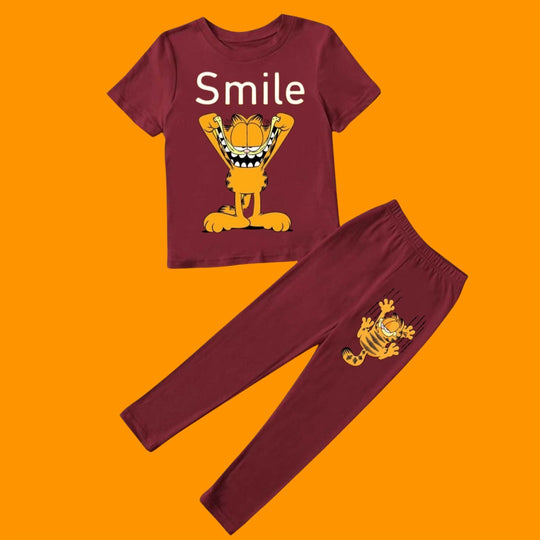 SMILE GARFIELD TROUSER SET