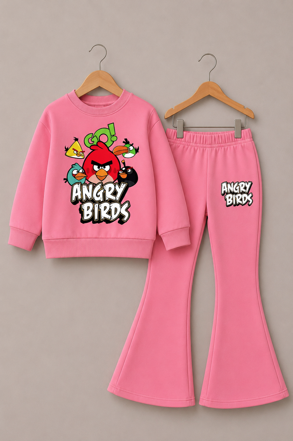 ANGRY BIRDS WIDE LEG FLEECE PAIR
