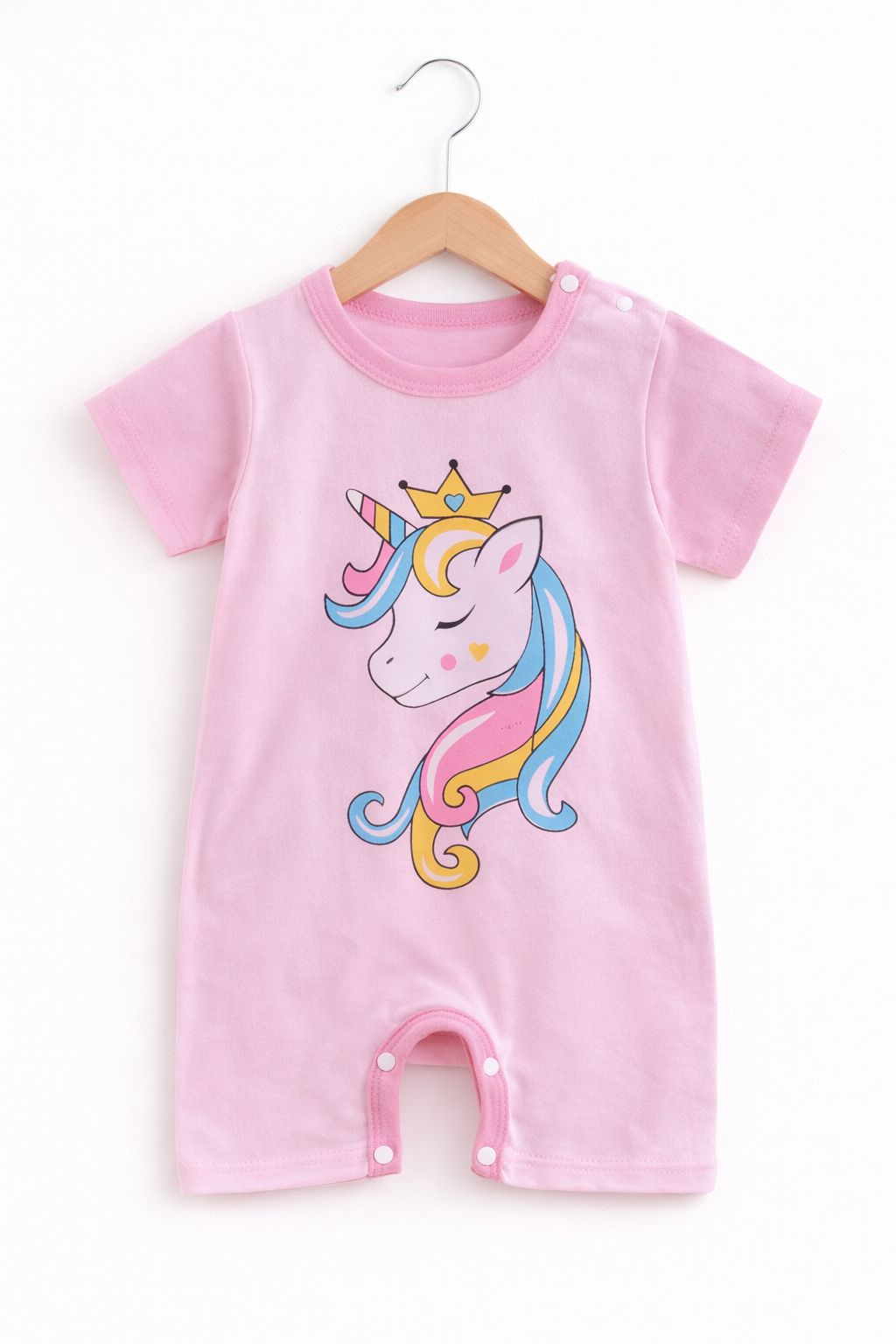 PINK UNICORN ROMPER