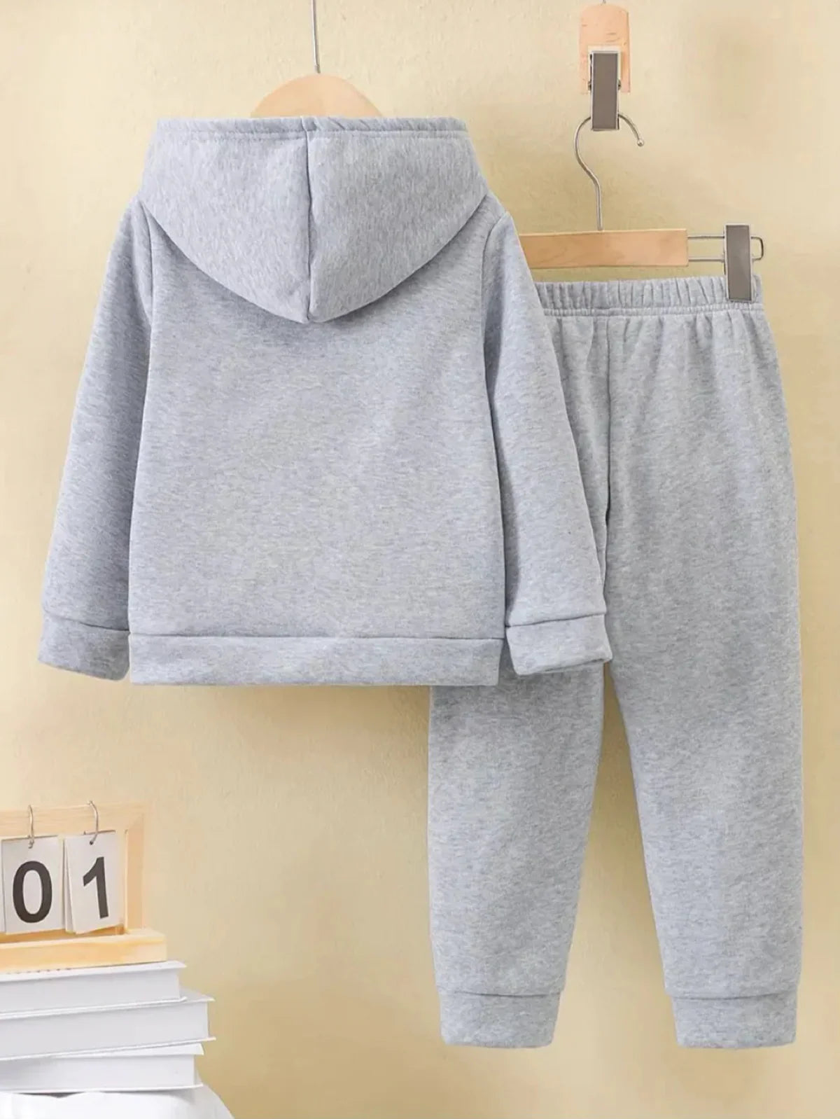 GREY PANDA FLEECE PAIR