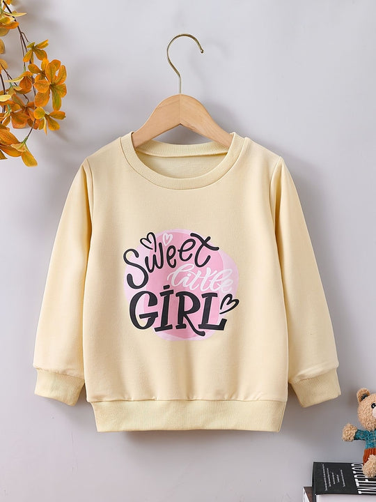 SWEET LITTLE GIRL FLEECE SWEATSHIRT