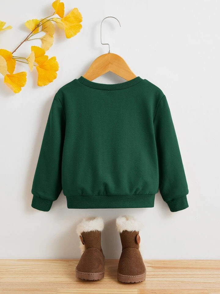 GREEN MAMA’S LITTLE MAN FLEECE SWEATSHIRT