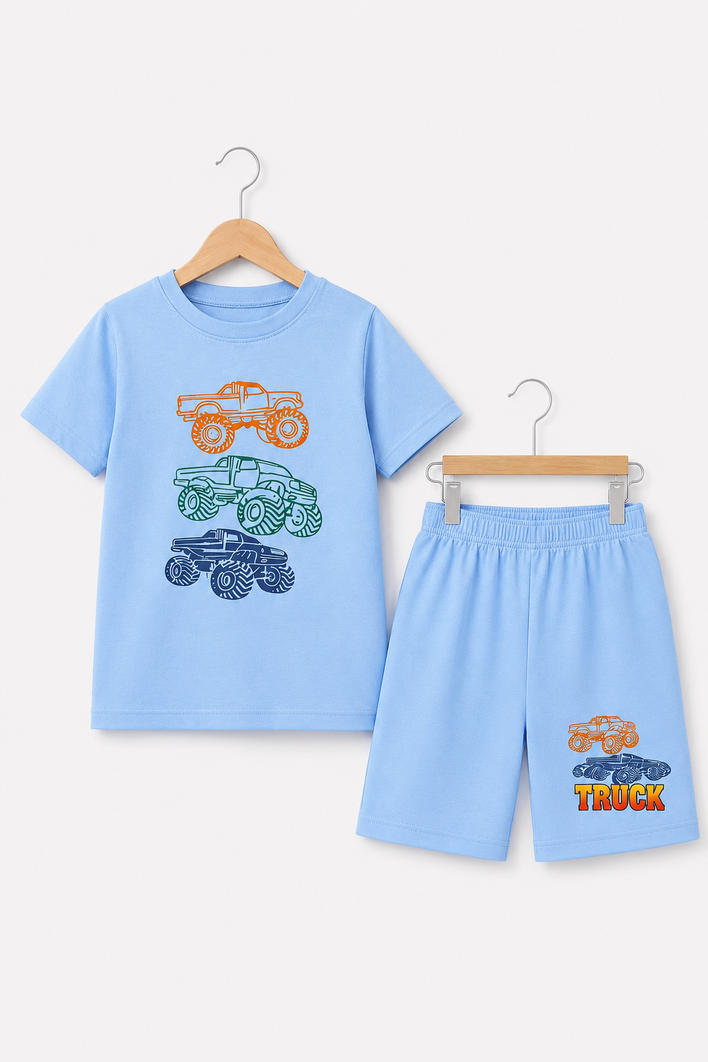 SKY TRUCK SHORT SET