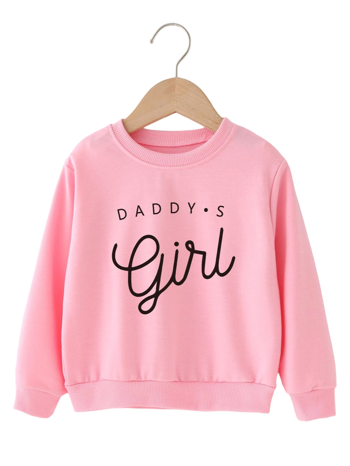 PINK DADDY’S GIRL FLEECE SWEATSHIRT
