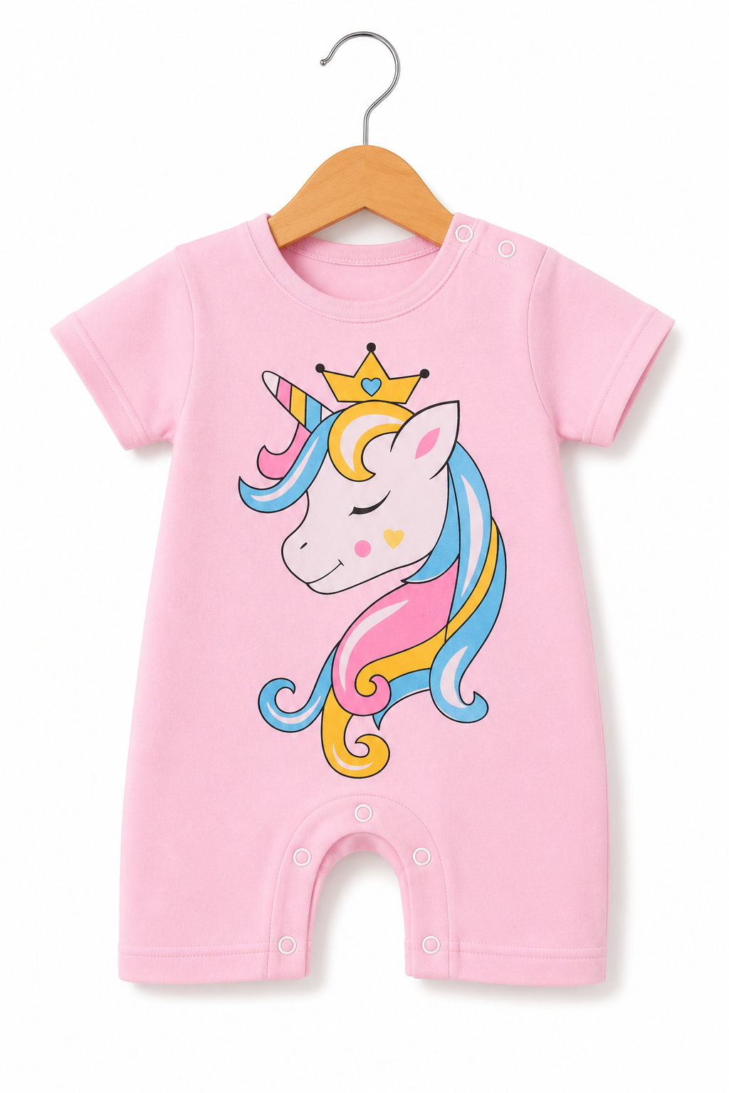 PINK UNICORN ROMPER