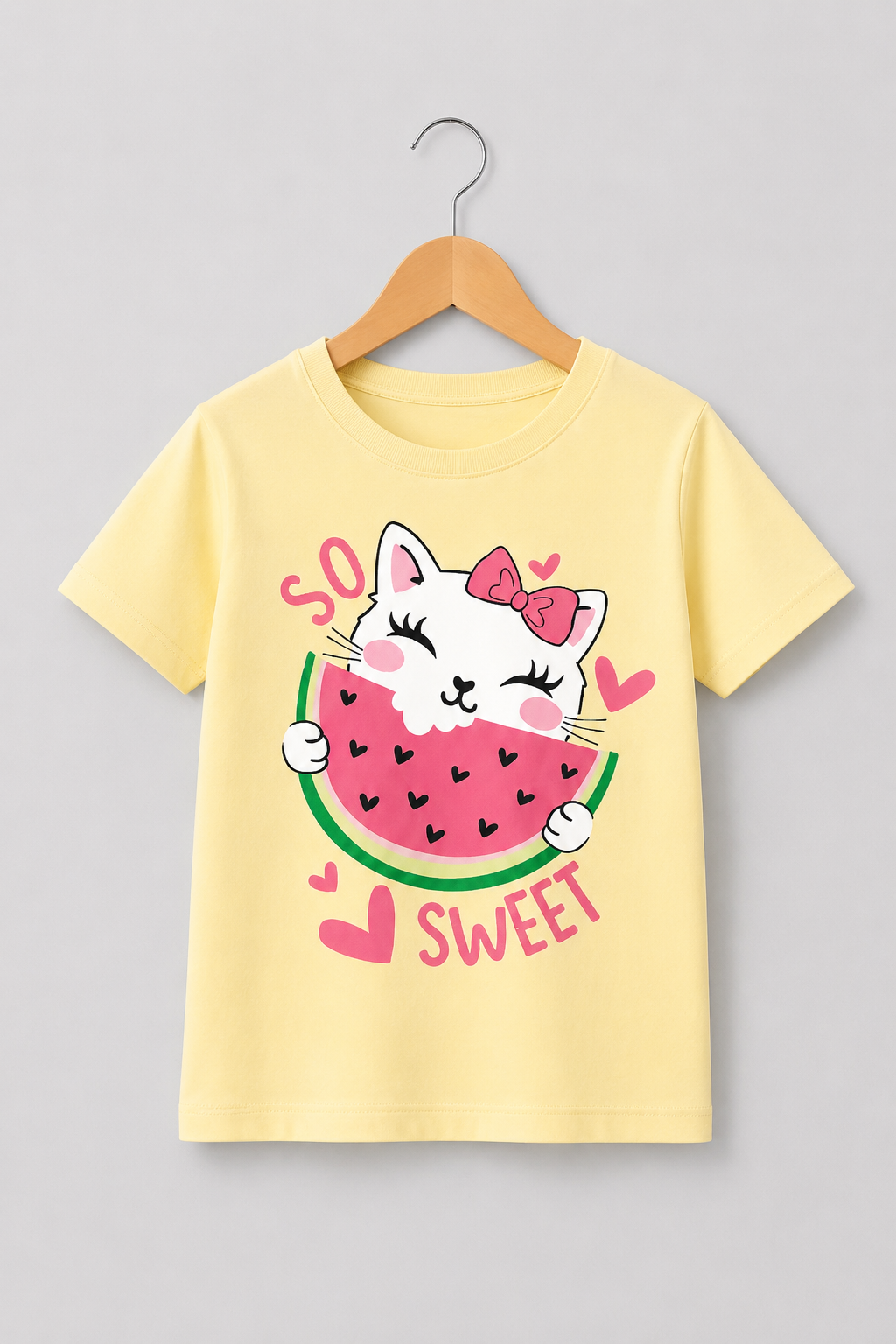 YELLOW CAT TEE