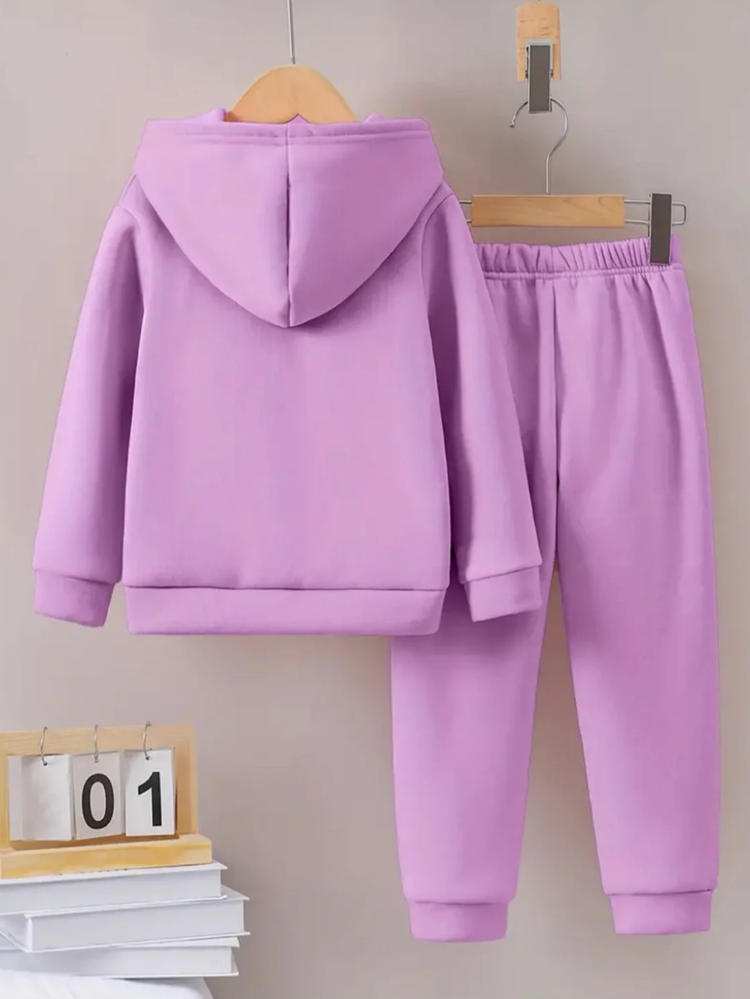 PURPLE KITTY FLEECE PAIR