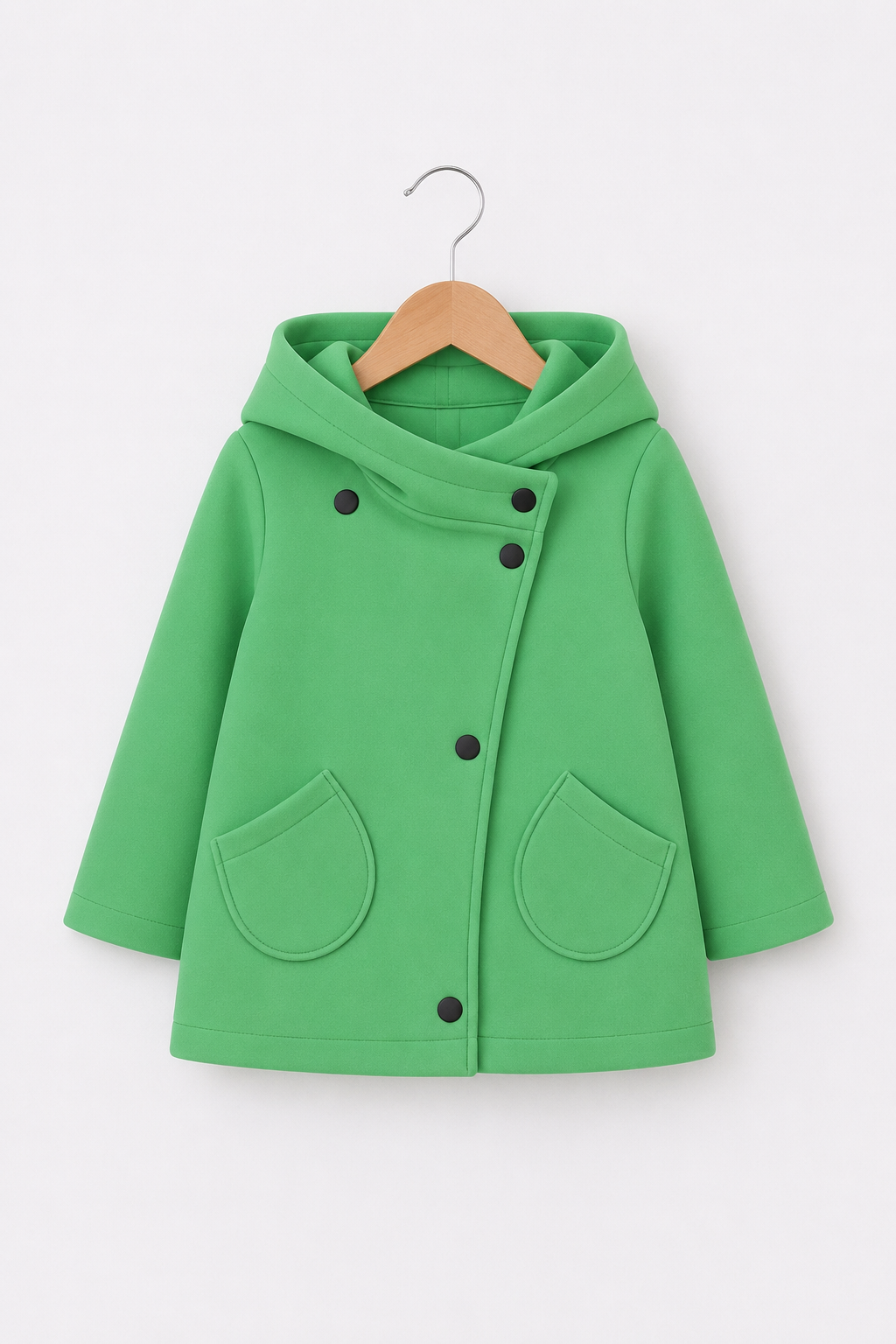 GREEN SNUG FLEECE COAT
