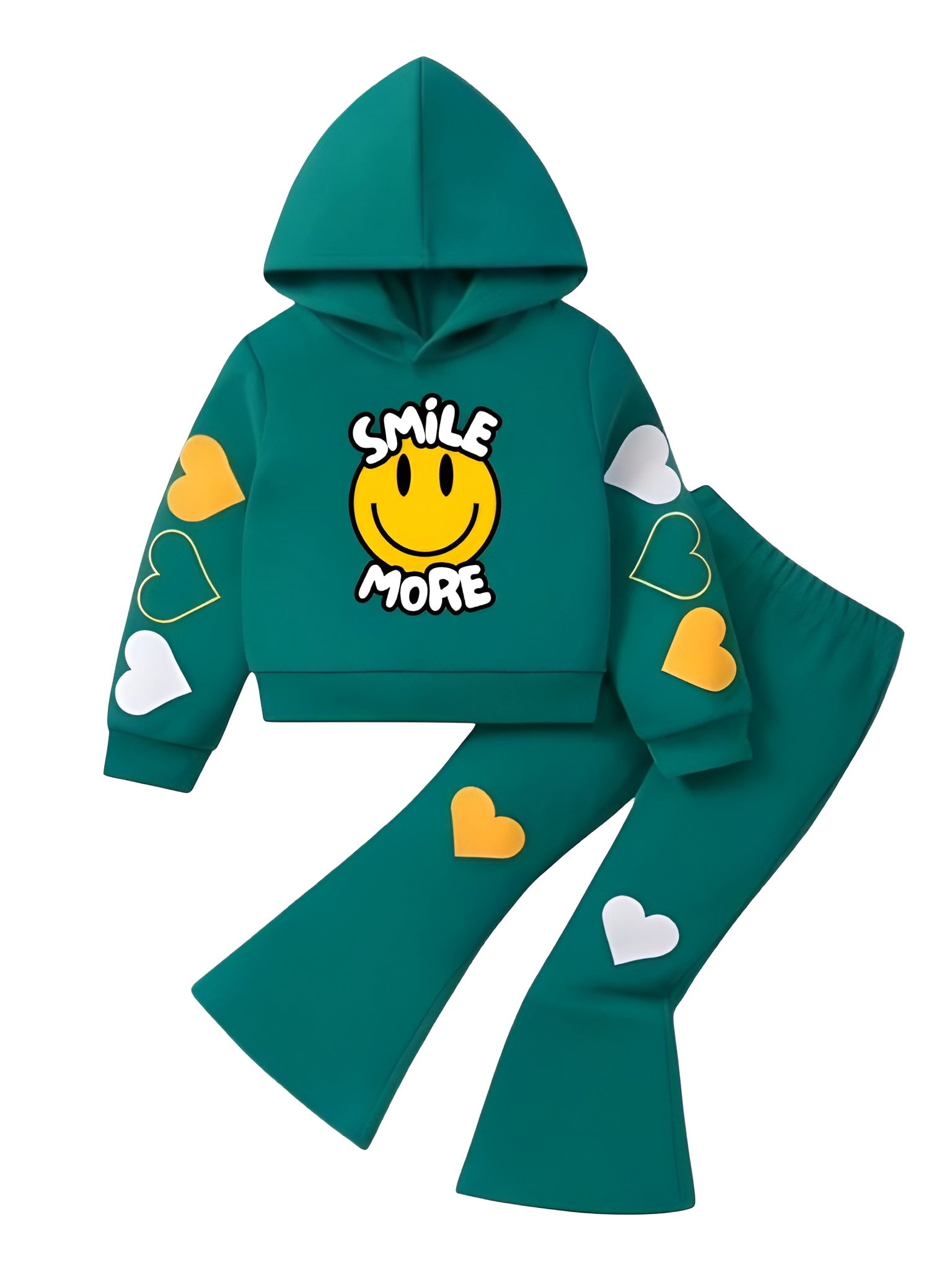 SMILE MORE WIDE LEG FLEECE PAIR