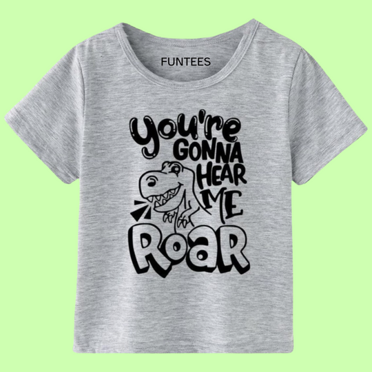 GREY ROAR TEE