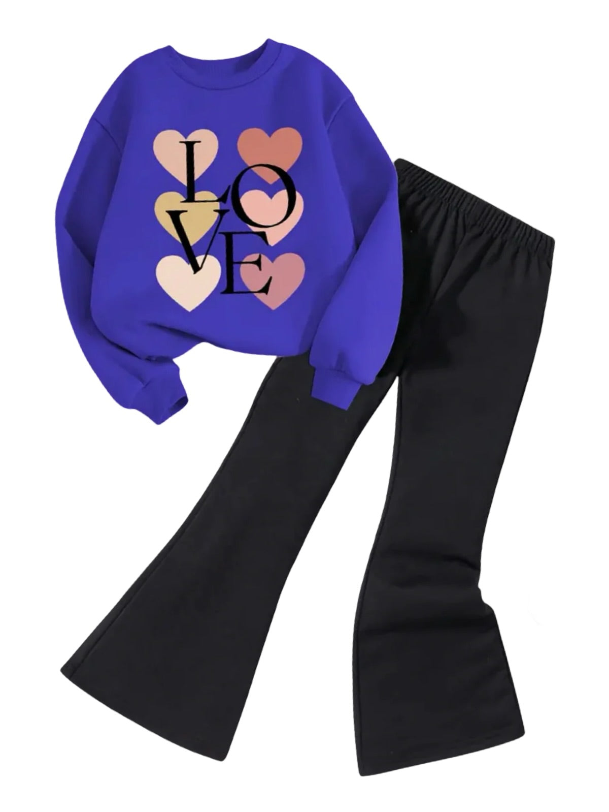 ROYAL LOVE WIDE LEG FLEECE PAIR