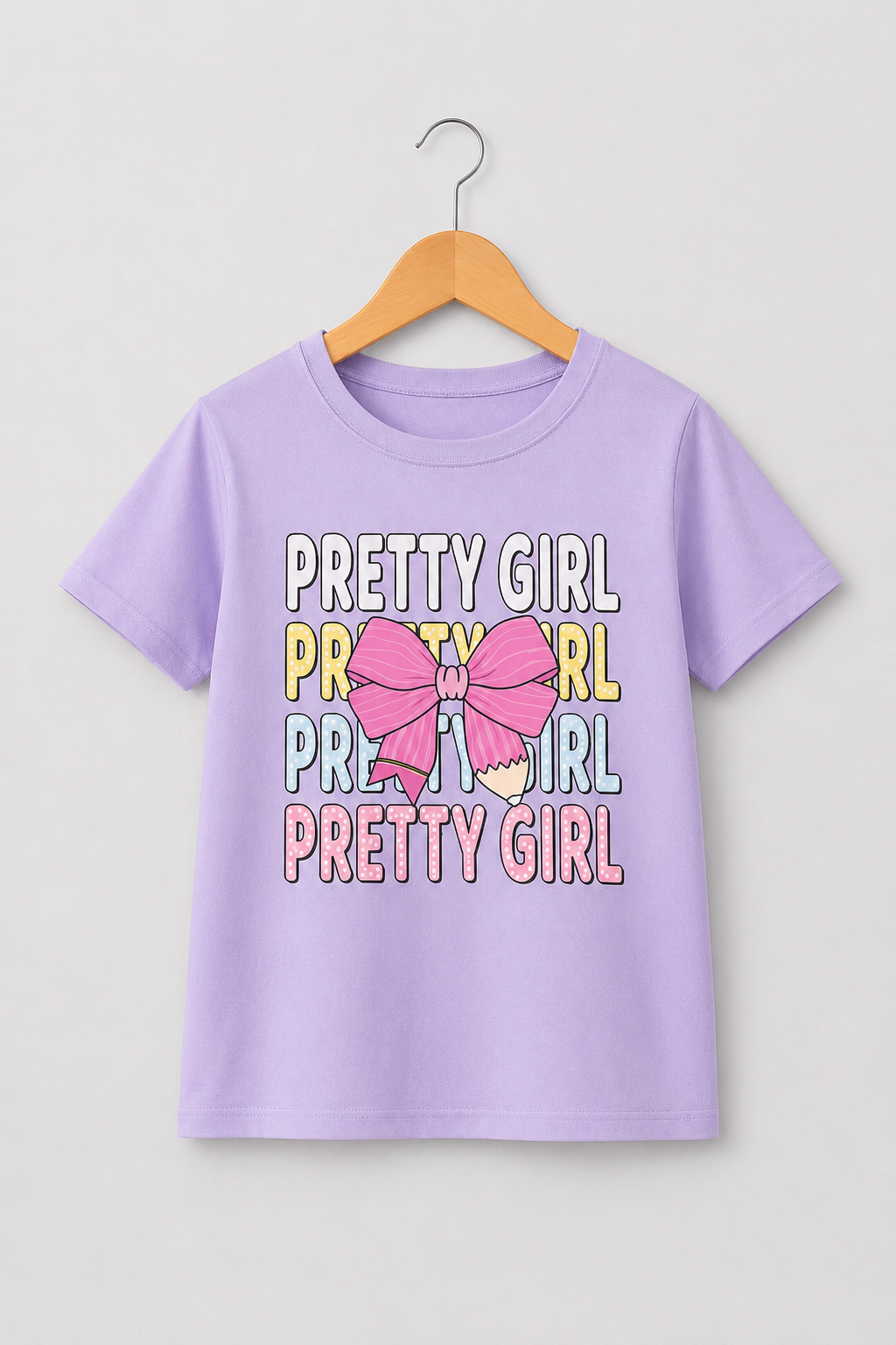 PURPLE PRETTY GIRL TEE
