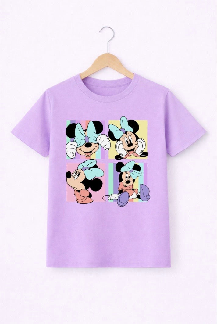 PURPLE MINNIE MOUSE TEE
