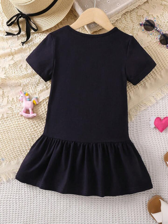 BLACK UNICORN SUMMER FROCK