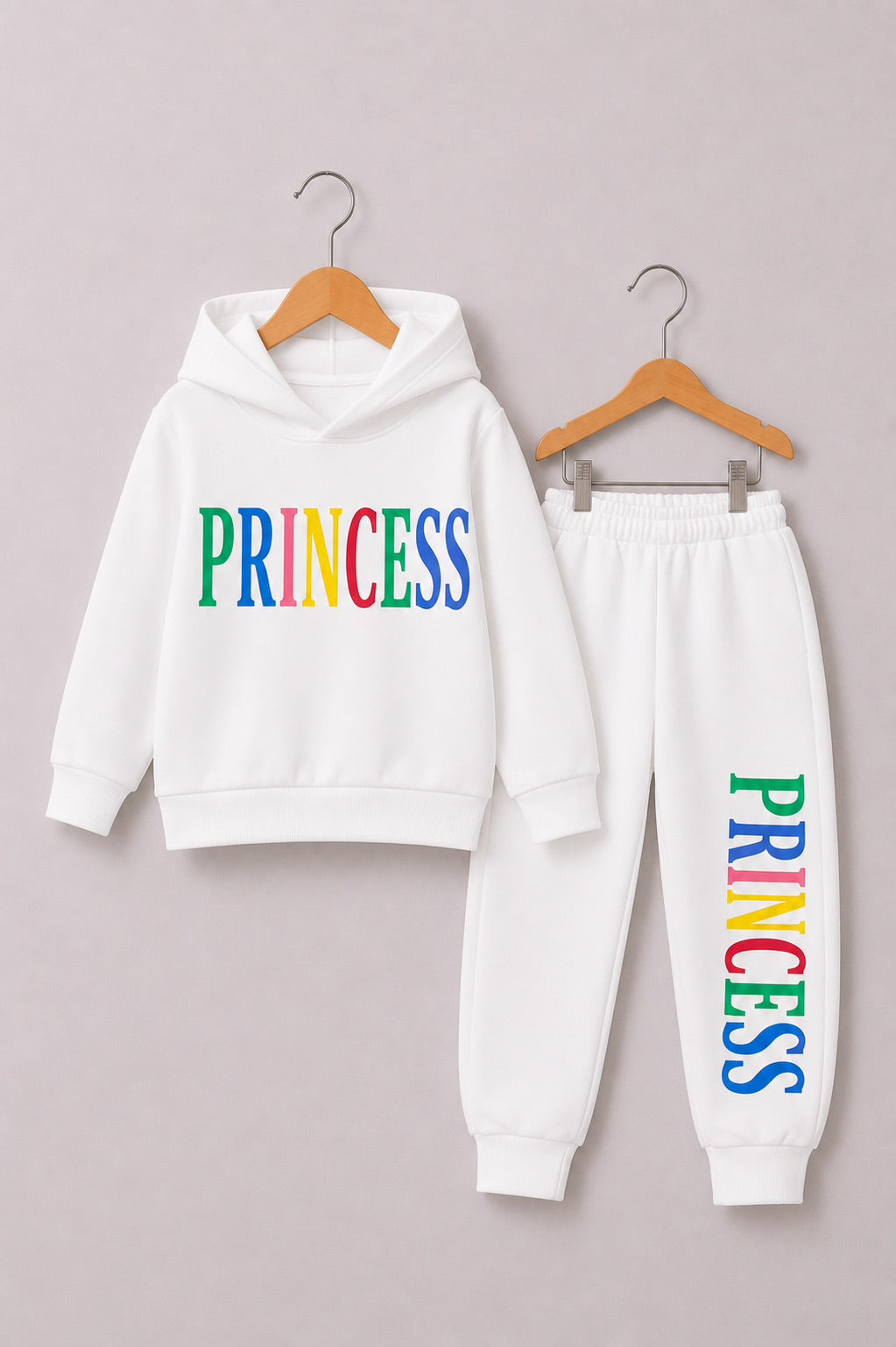 WHITE PRINCESS FLEECE PAIR