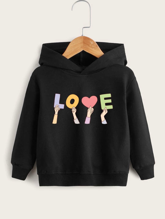 LOVE FLEECE HOODIE