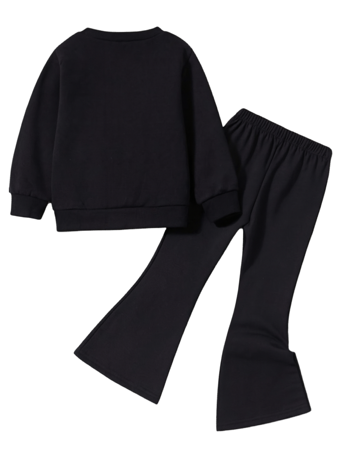 PINK HEART WIDE LEG FLEECE PAIR