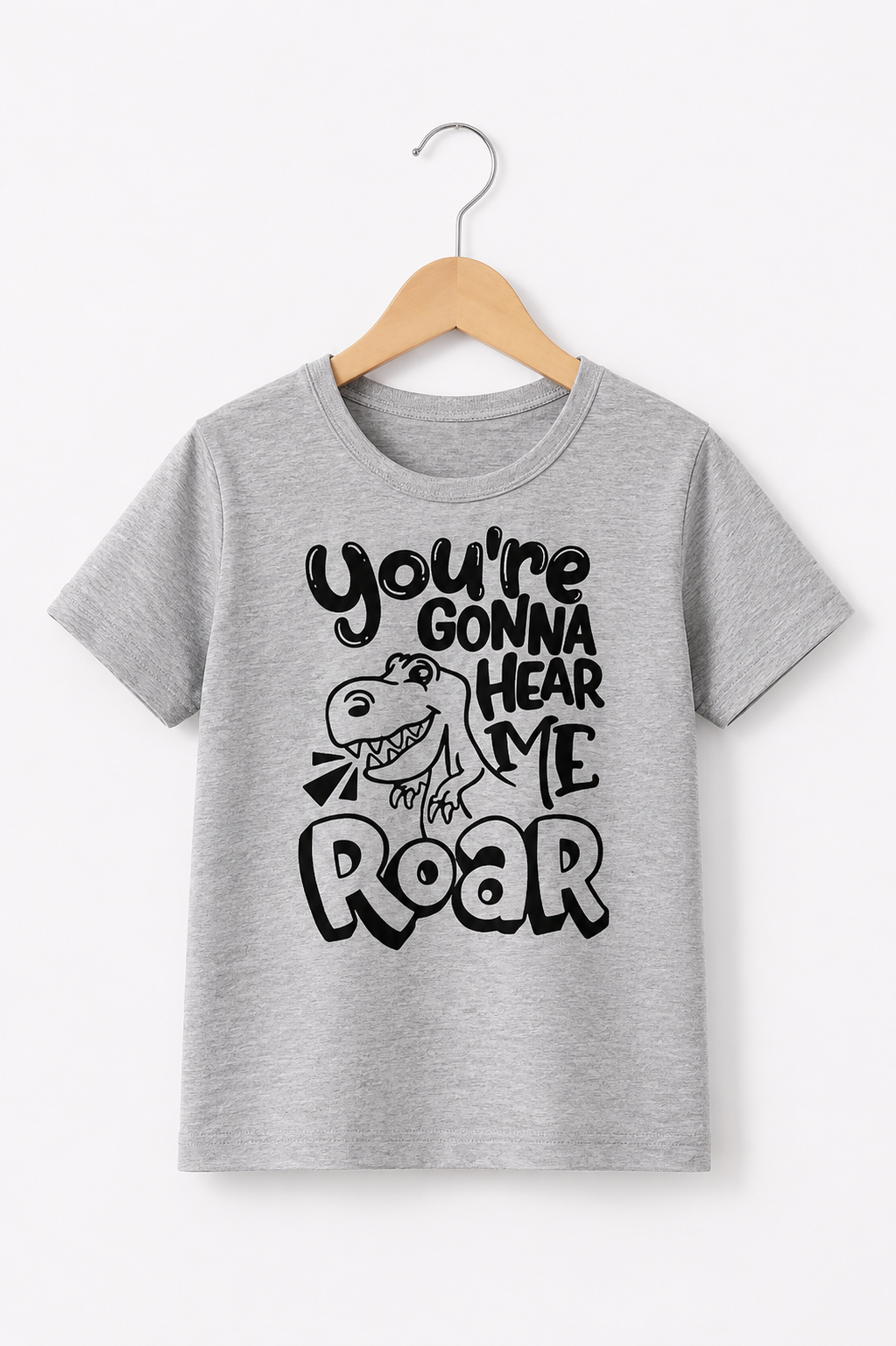 GREY ROAR TEE